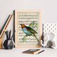 Poster de pajaros. Lámina de Citron con partituras. Cuadros de pajaritos con partituras musicales.-Artwork-Nacnic-Nacnic Estudio SL