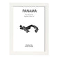 Poster de Panama. Láminas de paises y continentes del mundo.-Artwork-Nacnic-A3-Marco Blanco-Nacnic Estudio SL