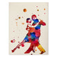 Poster de Pareja de tango con diseño acuarela. Mix de láminas con estilo acuarela-Artwork-Nacnic-A4-Sin marco-Nacnic Estudio SL