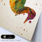 Poster de Pato estilo acuarela. Láminas de animales con estilo acuarela-Artwork-Nacnic-Nacnic Estudio SL