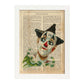 Poster de payasos. Lámina Jonas Clown con imágenes de payasos y circos. Láminas del circo para pequeños.-Artwork-Nacnic-A3-Marco Blanco-Nacnic Estudio SL