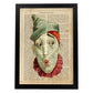 Poster de payasos. Lámina Luigi Clown con imágenes de payasos y circos. Láminas del circo para pequeños.-Artwork-Nacnic-A3-Marco Negro-Nacnic Estudio SL