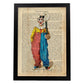 Poster de payasos. Lámina Richard Clown con imágenes de payasos y circos. Láminas del circo para pequeños.-Artwork-Nacnic-A3-Marco Negro-Nacnic Estudio SL