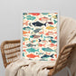 Póster de Peces Multicolores