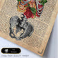Poster de Pecho lleno de flores. Láminas de calaveras. Decoración de hogar.-Artwork-Nacnic-Nacnic Estudio SL