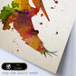 Poster de Pelícano estilo acuarela. Láminas de animales con estilo acuarela-Artwork-Nacnic-Nacnic Estudio SL