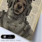 Poster de Perro astronauta. Láminas de animales con definiciones. Ilustraciones de animales con textos.-Artwork-Nacnic-Nacnic Estudio SL