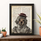 Poster de Perro astronauta. Láminas de animales con definiciones. Ilustraciones de animales con textos.-Artwork-Nacnic-Nacnic Estudio SL