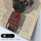 Poster de Perro camisa leñador. Láminas de animales con definiciones. Ilustraciones de animales con textos.-Artwork-Nacnic-Nacnic Estudio SL