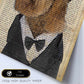 Poster de Perro con pajarita. Láminas de animales con definiciones. Ilustraciones de animales con textos.-Artwork-Nacnic-Nacnic Estudio SL