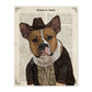 Poster de Perro cowboy. Láminas de animales con definiciones. Ilustraciones de animales con textos.-Artwork-Nacnic-A4-Sin marco-Nacnic Estudio SL