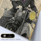 Poster de Perro en moto. Láminas de animales con definiciones. Ilustraciones de animales con textos.-Artwork-Nacnic-Nacnic Estudio SL