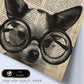 Poster de Perro gafotas. Láminas de animales con definiciones. Ilustraciones de animales con textos.-Artwork-Nacnic-Nacnic Estudio SL
