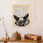 Poster de Perro gafotas. Láminas de animales con definiciones. Ilustraciones de animales con textos.-Artwork-Nacnic-Nacnic Estudio SL