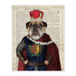 Poster de Perro Rey. Láminas de animales con definiciones. Ilustraciones de animales con textos.-Artwork-Nacnic-A4-Sin marco-Nacnic Estudio SL