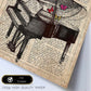 Poster de Piano con mariposas. Láminas musicales con definiciones para-Artwork-Nacnic-Nacnic Estudio SL