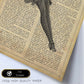 Poster de Pin up trapecista. Láminas con diseño Pin-Up para decoración de hogar. Regalo para chica pin-up.-Artwork-Nacnic-Nacnic Estudio SL