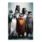 Póster de Pingüinos de Moda