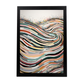 Póster Abstracto de Líneas Curvas Wu Guanzho