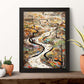 Póster Abstracto de Líneas Curvas Wu Guanzho