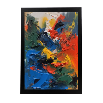 Póster de Pintura Abstracta Energética