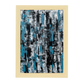 Lámina de pintura expresionista abstracta letra E