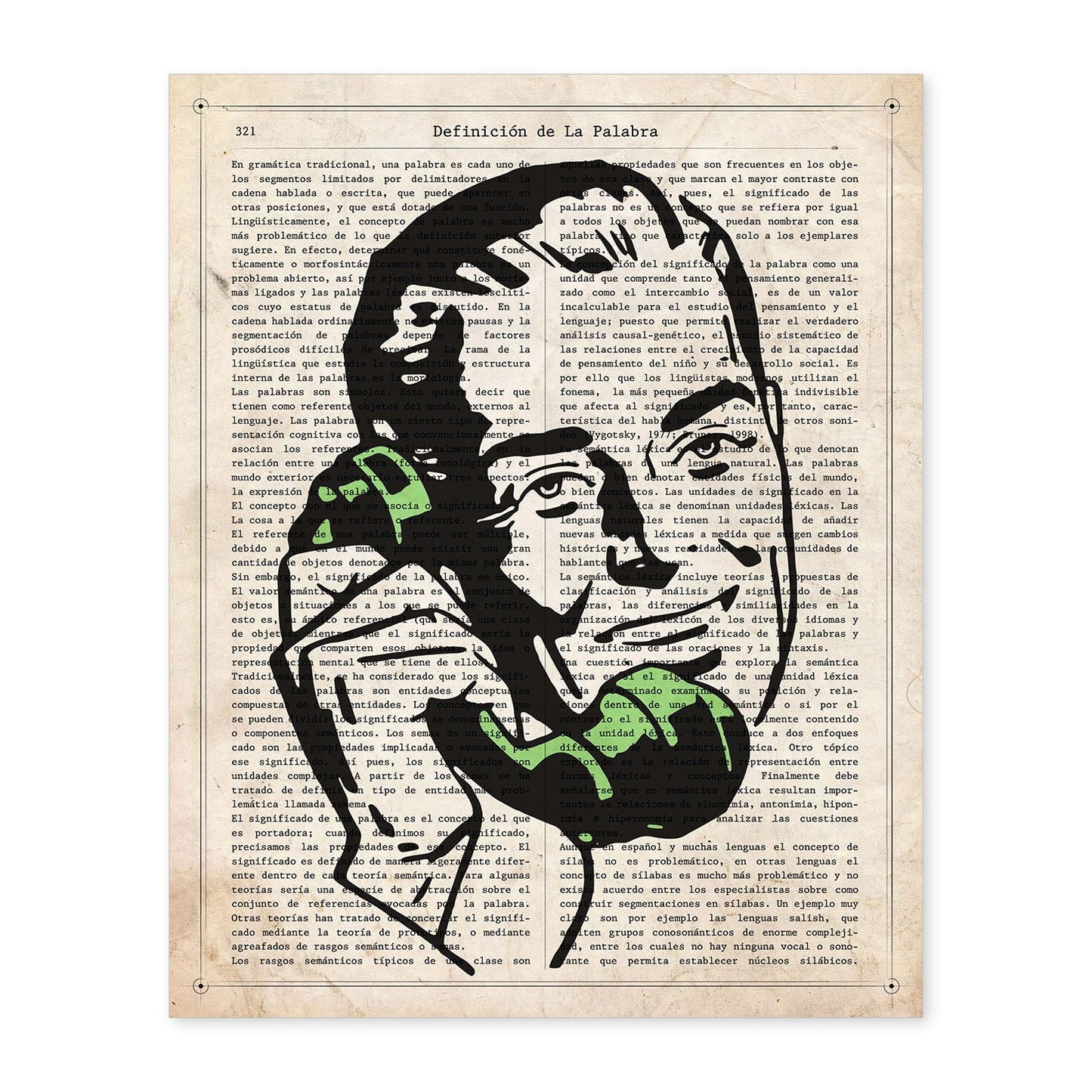 Poster de Pop Art. Lámina de Hombre al telefono. Diseños coloridos con temática Pop Art.-Artwork-Nacnic-A4-Sin marco-Nacnic Estudio SL