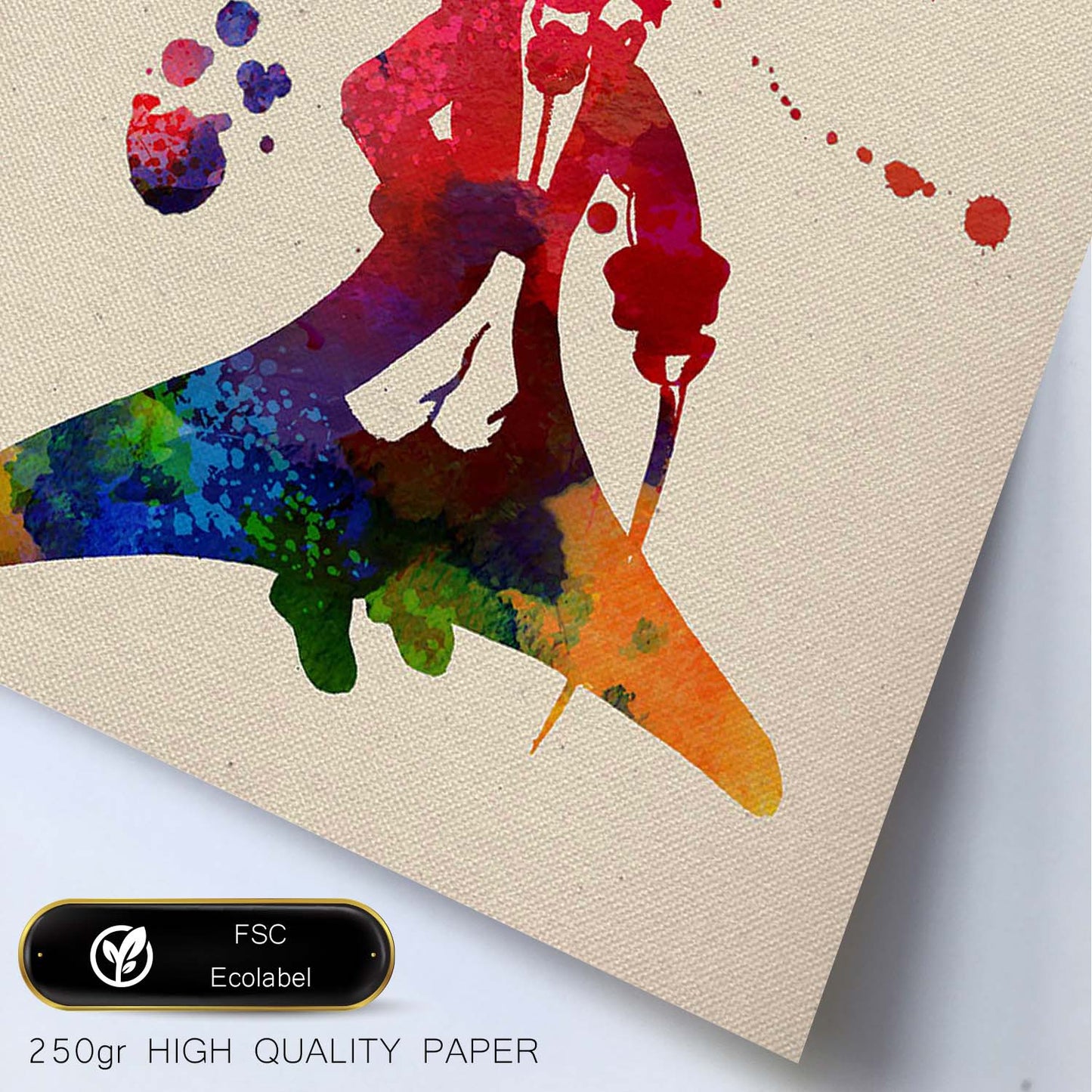 Poster de Principito con capa con diseño acuarela. Mix de láminas con estilo acuarela-Artwork-Nacnic-Nacnic Estudio SL