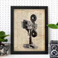 Poster de Proyector de cine. Láminas vintage con definiciones. Diseño de interiores.-Artwork-Nacnic-Nacnic Estudio SL