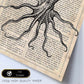 Poster de Pulpo rey. Láminas de animales con definiciones. Ilustraciones de animales con textos.-Artwork-Nacnic-Nacnic Estudio SL