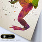 Poster de Rana estilo acuarela. Láminas de animales con estilo acuarela-Artwork-Nacnic-Nacnic Estudio SL