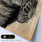 Poster de Rasta Lion con definición. Láminas de animales con texto y definición. Diseño de interiores basado en animales.-Artwork-Nacnic-Nacnic Estudio SL