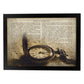 Poster de Reloj de bolsillo.Láminas vintage para Posters con diseño vintage y definiciones.-Artwork-Nacnic-A3-Marco Negro-Nacnic Estudio SL