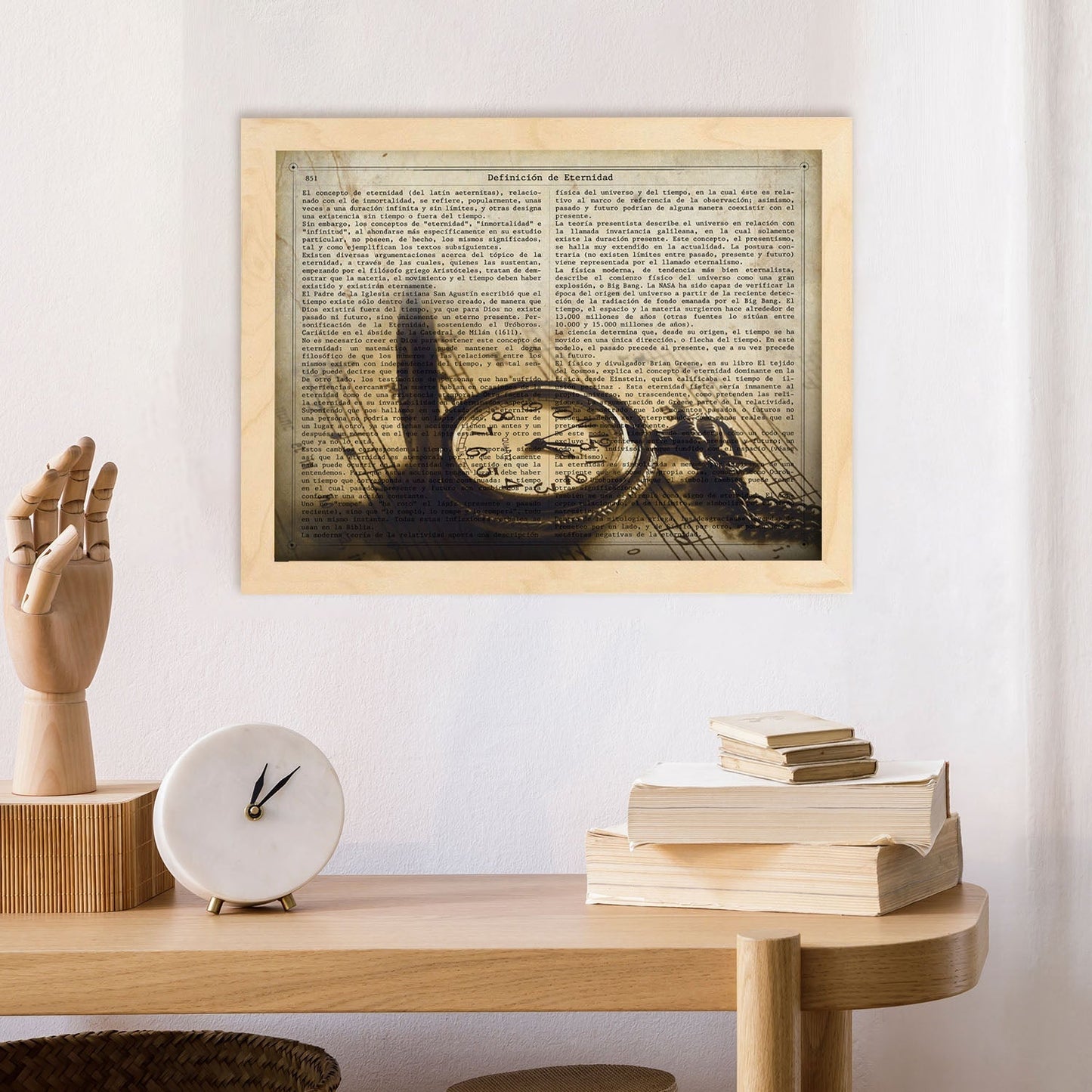 Poster de Reloj de bolsillo.Láminas vintage para Posters con diseño vintage y definiciones.-Artwork-Nacnic-Nacnic Estudio SL