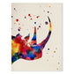 Poster de Rinoceronte perfil con diseño acuarela. Mix de láminas con estilo acuarela-Artwork-Nacnic-A4-Sin marco-Nacnic Estudio SL