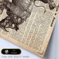 Poster de Rinoceronte y diablo. Láminas de animales con definiciones. Ilustraciones de animales con textos.-Artwork-Nacnic-Nacnic Estudio SL