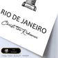 Poster de Rio de Janeiro - Cristo redentor. Láminas con monumentos de ciudades.-Artwork-Nacnic-Nacnic Estudio SL