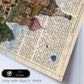 Poster de Rusia (San Basilio). Láminas e ilustraciones de ciudades del mundo y monumentos famosos.-Artwork-Nacnic-Nacnic Estudio SL