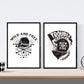 Poster de Salvaje y libre en moto. Lámina decorativa de diseño.-Artwork-Nacnic-Nacnic Estudio SL