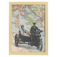 Poster de Sidecar en Italia. Láminas de mapas del mundo. Decoración con mapas e imágenes vintage.-Artwork-Nacnic-A4-Marco Madera clara-Nacnic Estudio SL