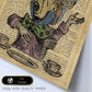 Poster de Sombrerero Loco. Láminas de Alicia en el Pais de las Maravillas.-Artwork-Nacnic-Nacnic Estudio SL