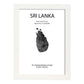Poster de Sri Lanka. Láminas de paises y continentes del mundo.-Artwork-Nacnic-A3-Marco Blanco-Nacnic Estudio SL