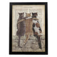 Poster de Tres amigos gatos. Láminas de animales con definiciones. Ilustraciones de animales con textos.-Artwork-Nacnic-A3-Marco Negro-Nacnic Estudio SL