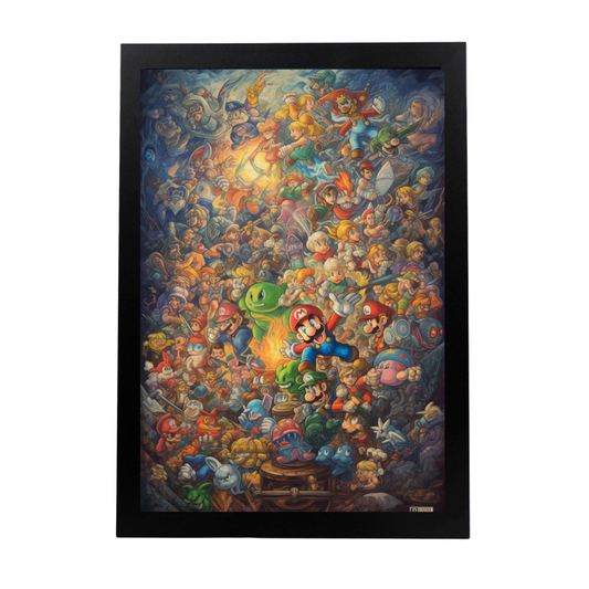 Póster de Pintura al Óleo con Compi