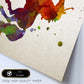 Poster de Unicornio estilo acuarela. Láminas de animales con estilo acuarela-Artwork-Nacnic-Nacnic Estudio SL