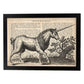 Poster de Unicornio. Láminas de animales con definiciones. Ilustraciones de animales con textos.-Artwork-Nacnic-A3-Marco Negro-Nacnic Estudio SL