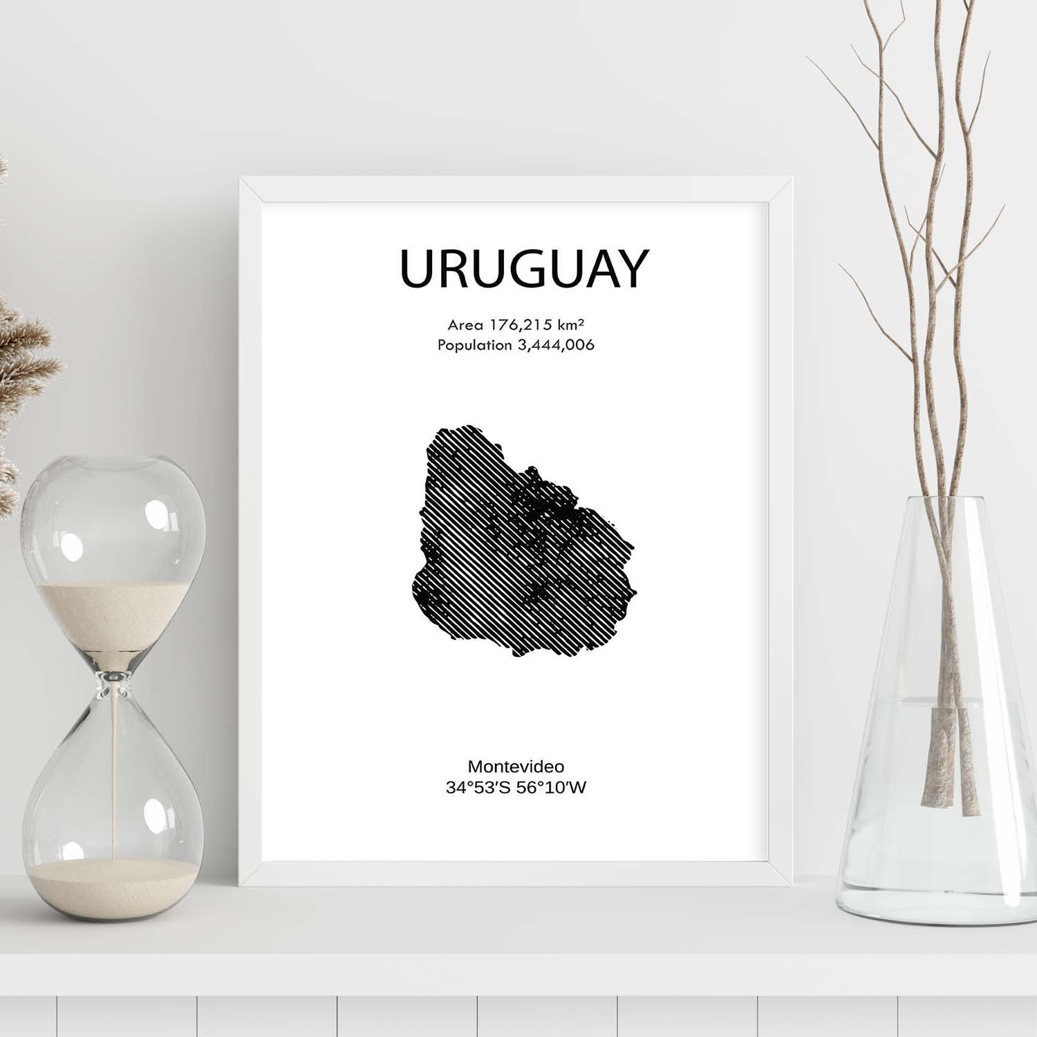 Poster de Uruguay. Láminas de paises y continentes del mundo.-Artwork-Nacnic-Nacnic Estudio SL