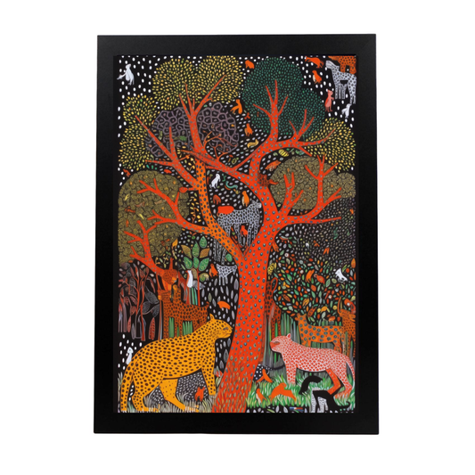 Poster de Yayoi Kusama "Animales An"