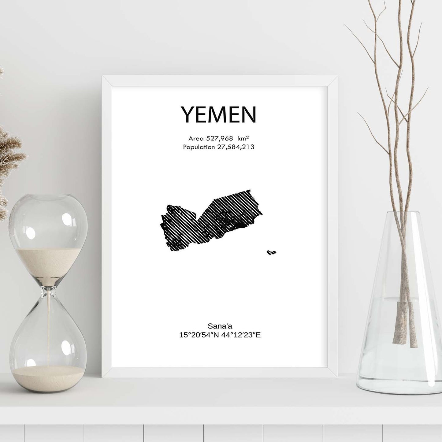 Poster de Yemen. Láminas de paises y continentes del mundo.-Artwork-Nacnic-Nacnic Estudio SL