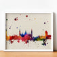 Poster de Zaragoza. Láminas e ilustraciones de ciudades, comunidades, y mapas de España.-Artwork-Nacnic-Nacnic Estudio SL